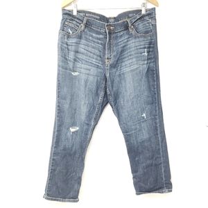 A.N.A. Skinny Boyfriend Cut Distressed Jeans 32/14